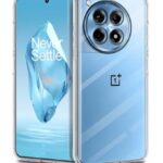 kelpuj Crystal Clear Transparent Back Case Cover for 1+ OnePlus 12R 5G | Full Device & Camera Protection Shockproof TPU | Flexible Silicone Back Cover Case Transparent