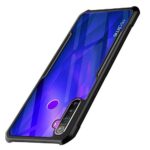 Shock Proof Clear Back Case Mobile Cover for Realme 5 (Hard | Hybrid PC + TPU | Full Armour Device & Camera Protection | Black)