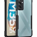 Thermoplastic Polyurethane Shock Proof Clear Protective Back Case for Samsung Galaxy M35 5GAiredge Technology|360 Degree Camera Protection|Transparent Hybrid Back Case Mobile CoverBlack