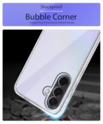 Transparent Back Cover Case for Samsung Galaxy A36 5G | Galaxy A56 5G | Raised Bumps for Full Device & Camera Protection Shockproof TPU Silicone Back Case Mobile Cover Transparent - Image 7