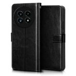 Shock Proof Flip Cover Back Case for Realme 13 Pro 5G | Magnetic Wallet Leather Case with Stand - Image 5