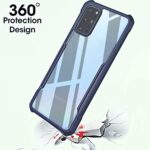 Shock Proof Clear Back Cover Case Mobile Cover for Samsung Galaxy S20 FE 5G (Hard | Hybrid PC + TPU | Full Armour Device & Camera Protection | Blue) - Image 5