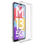 Samsung Galaxy M13 5G Ultra Hybrid Back Cover Crystal Clear Shockproof TPU Silicone Back Cover Case for Samsung Galaxy M13 5G Transparent