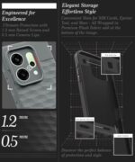 kelpuj Back Cover for Oppo Reno 14 5G with Hexa Cube Design (Olive Green) - Image 7