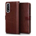 Shock Proof Flip Cover Back Case for 1+ Oneplus Nord 5 | Magnetic Wallet Leather Case with Stand - Image 5