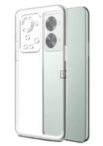 kelpuj Crystal Clear Transparent Back Case for Compatible with OnePlus Nord 2T 5G | Shockproof TPU Silicone Cover | Full Body & Camera Protection Transparent
