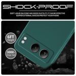 kelpuj Back Cover for 1+ OnePlus Nord 4 5G | Ultra Slim Soft Rubberised Case | Inner Velvet Fabric Lining | Matte Silicone Flexible Mobile Case | Camera Protection - Green - Image 7