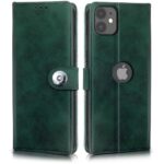 Shock Proof Flip Cover Back Case for Iphone 11 | Magnetic Wallet Leather Case with Stand