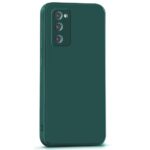 Back Cover for Samsung Galaxy S20 FE 5G | Ultra Slim Soft Rubberised Case | Inner Velvet Fabric Lining | Matte Silicone Flexible Mobile Case | Camera Protection - Green - Image 6