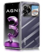 Crystal Clear Transparent Back Case Cover for Lava Agni 3 5G | Full Device & Camera Protection Shockproof TPU | Flexible Silicone Back Cover Case Transparent
