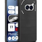 Ultimate Silicon Back Cover Case for Nothing Phone 2a | Nothing Phone 2a Plus | Military Grade Drop Protection Shockproof Bumper | Anti-Slip Grip | Scratch Proof (Pitch Black)