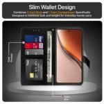 Shock Proof Flip Cover Back Case for Realme P3 5G | Magnetic Wallet Leather Case with Stand - Image 5