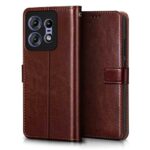 Shock Proof Flip Cover Back Case for Motorola Moto Edge 50 Pro | Magnetic Wallet Leather Case with Stand - Image 5