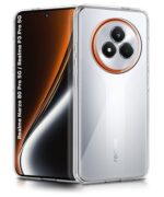 Transparent Back Cover Case for Realme Narzo 80 Pro 5G | Raised Bumps for Full Device & Camera Protection Shockproof TPU Silicone Back Case Mobile Cover Transparent