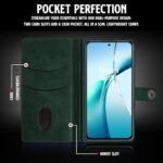 Shock Proof Flip Cover Back Case for 1+ Oneplus Nord Ce 4 Lite 5G | Magnetic Wallet Leather Case with Stand - Image 7