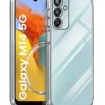 UltraHybrid Clear Back Case Cover Designed for Samsung Galaxy M14 5G | Sleek Hard Back | Cushion Edge Technology Shockproof Drop & Camera Protection Bump Transparent