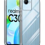 Ultra-Hybrid Crystal Clear Back Case Cover for Realme C30 | Realme Narzo 50I Prime | Hard Back | Slim Fit Shockproof Design | Camera Protection Bump | Back Cover Case (Pc,TPU|Transparent)