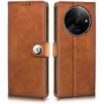 Shock Proof Flip Cover Back Case for Mi Redmi A3 | Magnetic Wallet Leather Case with Stand