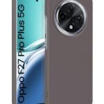 Slim Frameless Back Cover for Oppo F27 Pro Plus 5G | Ultra Thin Lightweight Design & Camera Protection | Soft Matte Silicone Flexible Mobile Case (Grey)