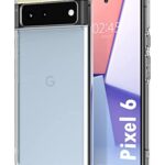 Crystal Clear Transparent Back Case Cover for Google Pixel 6 | Full Device & Camera Protection Shockproof TPU Silicone Back Cover Case Transparent