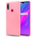 Shock Proof Ultra Thin Back Case for Realme 3 | Matte Anti Slip Soft Back Case Cover with Camera Protection Bump for Oppo Realme 3 - Baby Pink [ Launch Offer ]