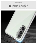 Transparent Back Cover Case for Samsung Galaxy M56 5G | Galaxy F56 5G | Raised Bumps for Full Device & Camera Protection Shockproof TPU Silicone Mobile Case Transparent - Image 7