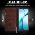 Shock Proof Flip Cover Back Case for 1+ Oneplus Nord Ce 4 Lite 5G | Magnetic Wallet Leather Case with Stand - Image 7