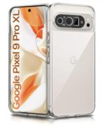 Transparent Back Cover Case for Google Pixel 9 Pro XL | Raised Bumps for Full Device & Camera Protection Shockproof TPU Silicone Back Case Mobile Cover Transparent