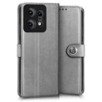 Shock Proof Flip Cover Back Case for Motorola Moto Edge 50 Pro | Magnetic Wallet Leather Case with Stand - Image 5