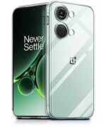 kelpuj Crystal Clear Transparent Back Case Cover for 1+ OnePlus Nord 3 5G | Full Device & Camera Protection Shockproof TPU | Flexible Silicone Back Cover Case Transparent