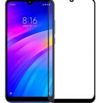 Premium EdgetoEdge Screen Protection Tempered Glass for Redmi Y3 | Redmi 7 with Easy Installation Kit Full Glue 6D Screen Guard  Black