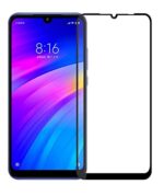 Premium EdgetoEdge Screen Protection Tempered Glass for Redmi Y3 | Redmi 7 with Easy Installation Kit Full Glue 6D Screen Guard  Black