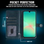 Shock Proof Flip Cover Back Case for Samsung Galaxy A26 5G | Magnetic Wallet Leather Case with Stand - Image 5