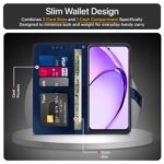 Shock Proof Flip Cover Back Case for Oppo A3 Pro 5G | Magnetic Wallet Leather Case with Stand - Image 7