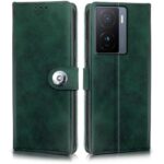 Shock Proof Flip Cover Back Case for Iqoo Z7 5G | Magnetic Wallet Leather Case with Stand