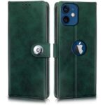 Shock Proof Flip Cover Back Case for Iphone 12 | Magnetic Wallet Leather Case with Stand