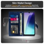 Shock Proof Flip Cover Back Case for Redmi A4 5G | Magnetic Wallet Leather Case with Stand - Image 7