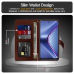 Shock Proof Flip Cover Back Case for Oppo K13 5G | Magnetic Wallet Leather Case with Stand - Image 5