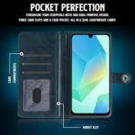 Shock Proof Flip Cover Back Case for Samsung Galaxy A16 5G | Magnetic Wallet Leather Case with Stand - Image 7