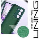 kelpuj Back Cover for Realme 14x 5G | Realme Narzo 80x | Realme P3x | Ultra Slim Soft Rubberised Case | Inner Velvet Fabric | Matte Silicone Flexible Mobile Case | Camera Protection - Green - Image 5