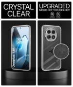 Transparent Back Cover Case for 1+ OnePlus 13R 5G | Raised Bumps for Full Device & Camera Protection Shockproof TPU Silicone Back Case Mobile Cover Transparent - Image 5