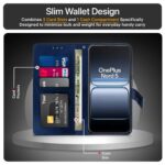 Shock Proof Flip Cover Back Case for 1+ Oneplus Nord 5 | Magnetic Wallet Leather Case with Stand - Image 7