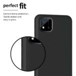 Ultra Slim Matte Shockproof Soft Silicone Back Case Cover for Realme C20 | Realme C11 2021 - Pitch Black - Image 5
