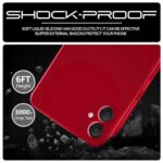 Back Cover for Samsung Galaxy F05 | M05 | A05 | Ultra Slim Soft Rubberised Case | Inner Velvet Fabric Lining | Silicone Flexible Mobile Case | Camera Protection - Crimson Red - Image 7