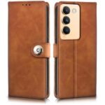 Shock Proof Flip Cover Back Case for Vivo Y200E 5G | Magnetic Wallet Leather Case with Stand