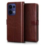 Shock Proof Flip Cover Back Case for Oppo Reno 13 5G | Magnetic Wallet Leather Case with Stand - Image 5