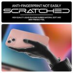 Back Cover for Apple iPhone 14 | Ultra Slim Soft Rubberised Case | Inner Velvet Fabric Lining | Matte Silicone Flexible Mobile Case | Camera Protection - Baby Pink - Image 7