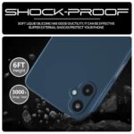 Back Cover for Samsung Galaxy M06 5G | Galaxy F06 5G | Ultra Slim Soft Rubberised Case | Inner Velvet Fabric Lining | Matte Silicone Flexible Mobile Case | Camera Protection (Blue) - Image 5