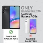 Shock Proof Clear Protective Back Case for Samsung Galaxy A05S 5G | Galaxy M14 4G - AirEDGE Technology | 360 Degree Camera Protection | Transparent Hybrid Back Case Mobile Cover - Black - Image 3