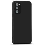 Slim Ultra Soft Rubberised Back Cover Case for Samsung Galaxy S20 FE 5G | Inner Velvet Fabric Lining | Matte Silicone Flexible Camera Protection Back Case - Black - Image 6